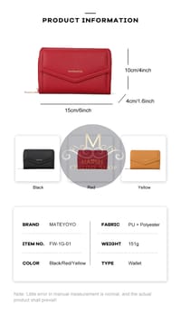 💥MATEYOYO Multifunctional PU Leather Clutch Women's Wallet_img_11