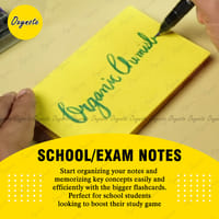OXYNOTE 3 x 5 inches Index Flash Cards - 50 Cards - Suitable for Exam Preparation, Cheat Sheets, Short Notes, Syllabus Revision_img_9