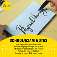 OXYNOTE 3 x 5 inches Index Flash Cards - 50 Cards - Suitable for Exam Preparation, Cheat Sheets, Short Notes, Syllabus Revision_img_3