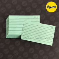 OXYNOTE 3x5 inch Ruled Index Flashcards - 50 Cards - Suitable for Exam Preparation, Cheat Sheets, Short Notes, Syllabus Revision (Both Side Ruled Card)_img_11