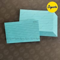 OXYNOTE 3x5 inch Ruled Index Flashcards - 50 Cards - Suitable for Exam Preparation, Cheat Sheets, Short Notes, Syllabus Revision (Both Side Ruled Card)_img_16