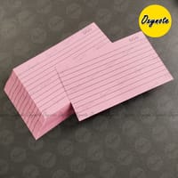OXYNOTE 3x5 inch Ruled Index Flashcards - 50 Cards - Suitable for Exam Preparation, Cheat Sheets, Short Notes, Syllabus Revision (Both Side Ruled Card)_img_7