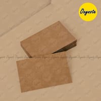 100 Pieces (3 inch x 2 inch) Mini Blank Brown Kraft Card - 300 GSM_img_4