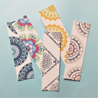 5 Pieces Mandala Art Bookmark by Oxynote_img_0