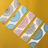 5 Pieces Mandala Art Bookmark by Oxynote_img_5