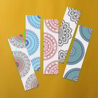 5 Pieces Mandala Art Bookmark by Oxynote_img_6