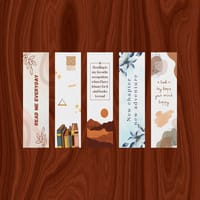 5 Pieces Bookmark (Size- 5.5inch x 1.5inch) by Oxynote_img_8