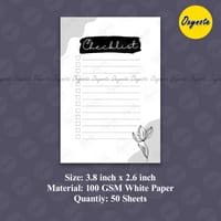 Checklist / Wishlist / List / Grocery & Shopping List (Mini Size) by OXYNOTE - 3.8 x 2.6 inch - 50 Sheets_img_7