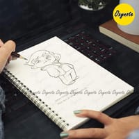 Spiral Notebook by OXYNOTE - 8.5 x 5.5 inches - 120 Pages - Double Wire-O Binding_img_1