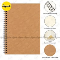 Spiral Notebook by OXYNOTE - 8.5 x 5.5 inches - 120 Pages - Double Wire-O Binding_img_2