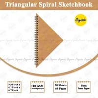 Triangular Spiral Sketchbook by OXYNOTE_img_1