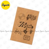 Music Theme Cover Notebook by OXYNOTE - 8.5 x 5.5 inch - 80 Pages_img_2