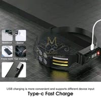 💥Outtobe COB Intelligent Sensing LED Multifunctional Seven Gear Headlamp_img_0