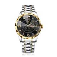 💥MENSPE Men's Fashion Watch Quartz Watch With Diamond Calendar Watch_img_2