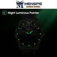 💥MENSPE Men's Fashion Watch Quartz Watch With Diamond Calendar Watch_img_7