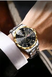 💥MENSPE Men's Fashion Watch Quartz Watch With Diamond Calendar Watch_img_9