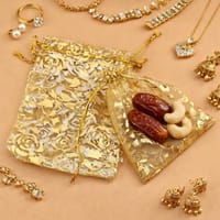 Premium  Organza Mini Gift Pouch Bag 9*12 cm  (3.5x4.72inc)_img_0