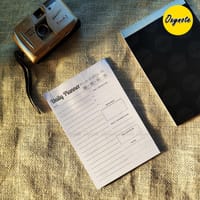 Oxynote "Daily Planner" Notepad - 8.2 inch x 5.6 inch - 31 Sheets_img_0