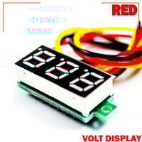 LED Display Mini 0.28 inch DC 0 -100V Digital Voltmeter 100V Volt Panel Indicator Monitor Voltage Meter-1PCS - Compact Digital Voltmeter -Red_img_5
