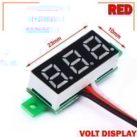 LED Display Mini 0.28 inch DC 0 -100V Digital Voltmeter 100V Volt Panel Indicator Monitor Voltage Meter-1PCS - Compact Digital Voltmeter -Red_img_6