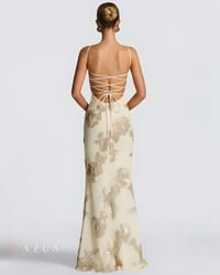 Floral Embroidered Party Gown_img_2