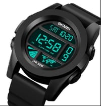 Skmei Digital Fashionable Green Light Watch For Men's_img_2