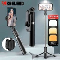 Q07 Selfie Stick Tripod with Light and Bluetooth Remote Control (100cm) লাইট ব্লুটুথ সেল্ফি স্টিক🫶_img_0