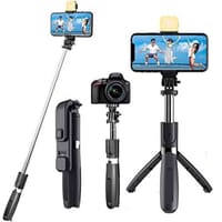 Q07 লেটেস্ট Selfie Stick Tripod Stand with LED Flash light_img_0