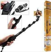 Yunteng YT 1288 Bluetooth Selfie Stick – Black, With Remote_img_0