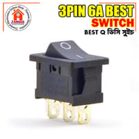 1PCS Mini DC On Off Switch/Rocker Black_img_2