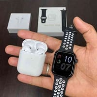 🌟🌟  T55 Pro Max Smartwatch With Dual Strap And Airpot Combo_img_1