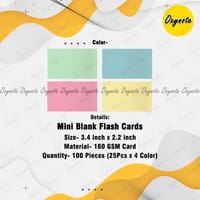 100 Pieces (3 inch x 2 inch) Mini Blank Index Flash Cards, DIY graffiti word cards, Small memo pad blocks, Memorandum note_img_7