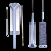 Almunium dry mop Flat Mop 360 Degree Rotation Squeeze Mop No Hand Wash Floor Cleaning Brooms Bathroom Floor Mops Household Cleaning Tools_img_2