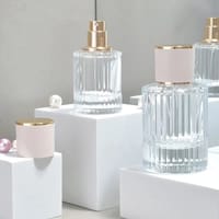 Empty Perfume Atomizer Refillable Transparent Round Shape Glass Spray 30ml Bottle 1 pcs_img_1