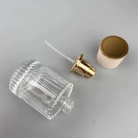 Empty Perfume Atomizer Refillable Transparent Round Shape Glass Spray 30ml Bottle 1 pcs_img_2