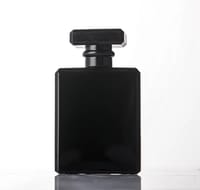 Empty Perfume Atomizer Refillable Matte Black Square Glass Spray 30ml Bottle 1 pcs_img_1