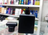 Empty Perfume Atomizer Refillable Matte Black Square Glass Spray 30ml Bottle 1 pcs_img_2