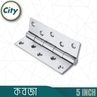 ১ পিস ৫ ইঞ্চি ৩মিমি কবজা স্টেইনলেস স্টিলের কবজা ডোর কবজা এস এস স্ক্রুর সাথে_img_1