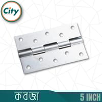 ১ পিস ৫ ইঞ্চি ৩মিমি কবজা স্টেইনলেস স্টিলের কবজা ডোর কবজা এস এস স্ক্রুর সাথে_img_3