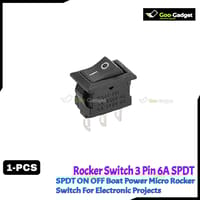 Rocker Switch 3 Pin 6A 250V 2 Positions SPDT ON OFF Boat Power Micro Rocker Switch_img_0
