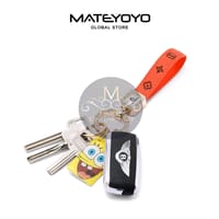 💥MATEYOYO Women Keychain Fashion PU Leather Keychain Business Gift Leather_img_1