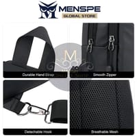 💥MENSPE Men's Chest Bag Cross Body Bag Pouch Bag Travel Shoulder Bag_img_2