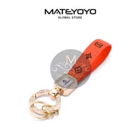 💥MATEYOYO Women Keychain Fashion PU Leather Keychain Business Gift Leather_img_5
