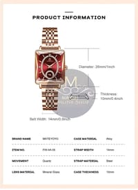 💥MATEYOYO Diamond Wristwatch with Exquisite Box_img_12