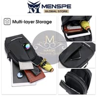 💥MENSPE Men's Chest Bag Cross Body Bag Pouch Bag Travel Shoulder Bag_img_3