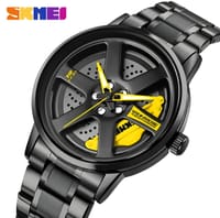 SKMEI 1787 Fashion Creative Cool Black Watch Cutout Concept Original_img_4