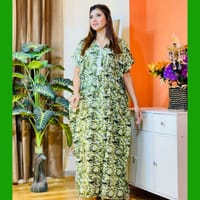 চায়না লিনেন এর লং কাফতান মেক্সি_img_1