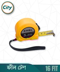 ১ পিস ৫ মিটার (১৬ ফুট) স্টিল টেপ পরিমাপক টেপ বিভিন্ন কাজের নির্ভুল পরিমাপের জন্য স্টিল টেপ_img_1