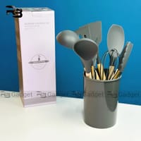 Premium 8Pcs Non-Stick Silicone Cooking Utensil Set with Holder_img_1