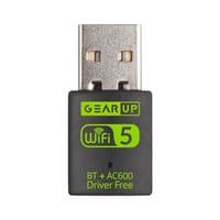 GearUP 600Mbps Dual Band WiFi + Bluetooth Adapter For Windows PC Laptop_img_0